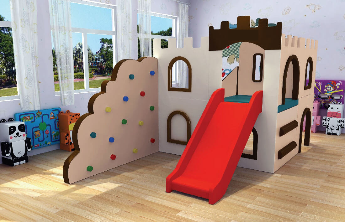 Gioco Per Interno Castello con Scivolo