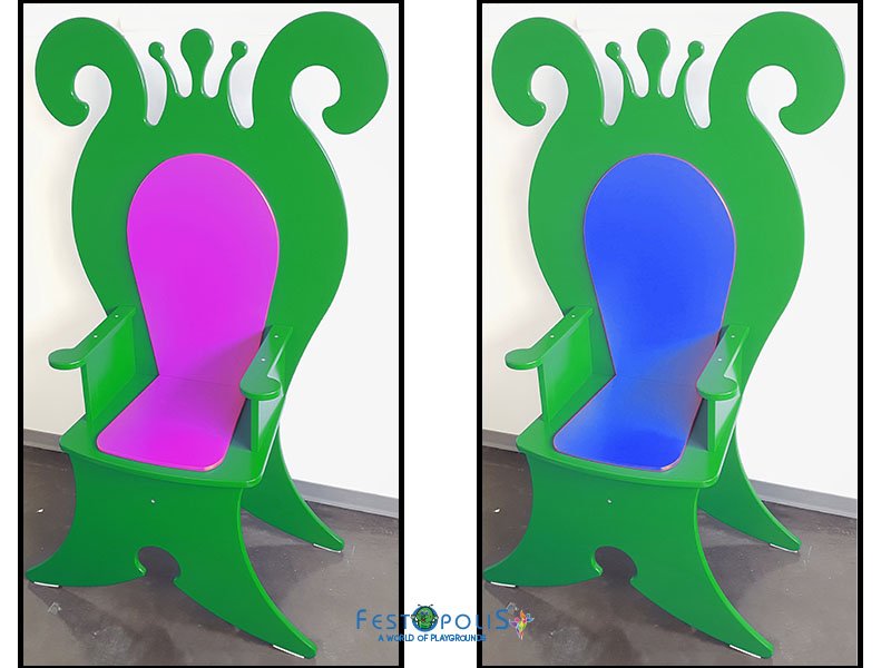 Trono Compleanno in Legno