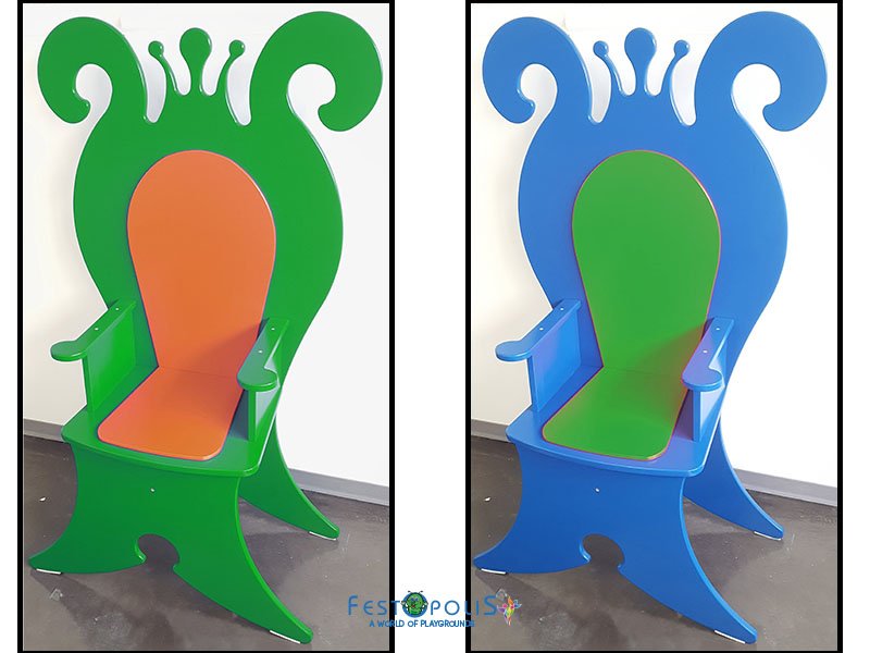 Trono Compleanno in Legno