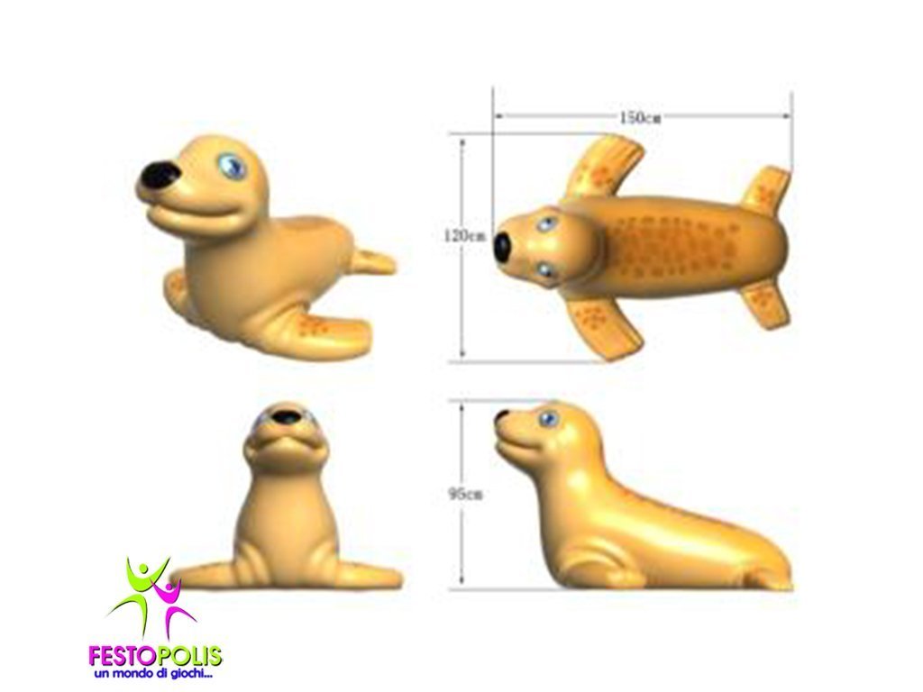 Panca Foca in Resina Morbida