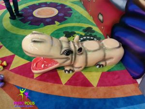 Panca Ippopotamo in Resina Morbida