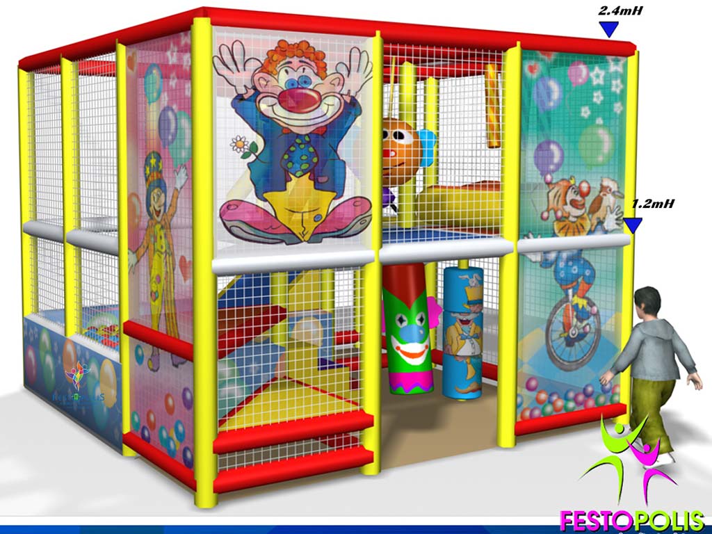 Playground Uso Interno Clown