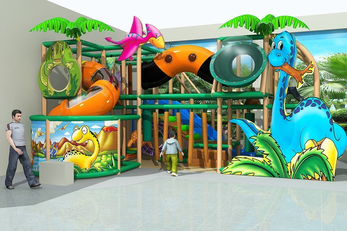 Playground Uso Interno Dinopolis