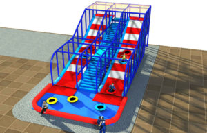 Playground Struttura Scivolo con ciambelle