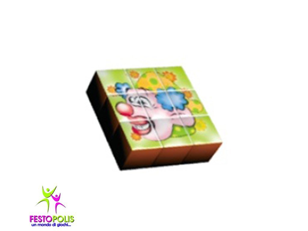 Gioco Per Interno Set 9 Cubi Circo