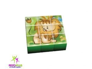 Gioco Per Interno Set 9 Cubi Giungla