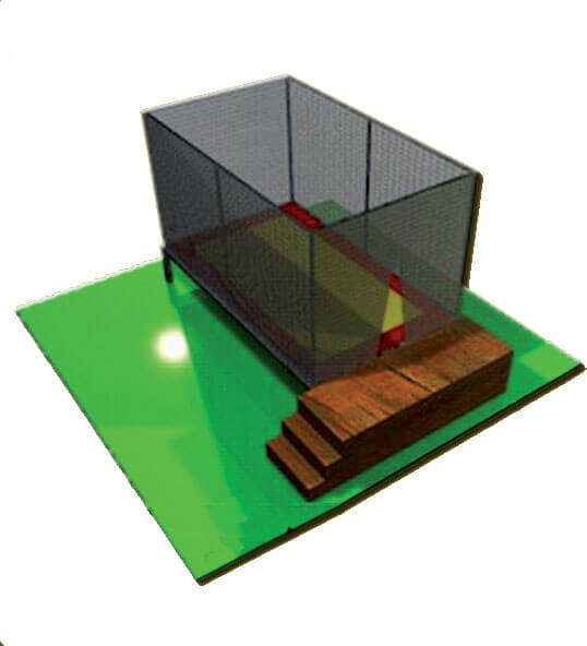 Tappeti Elastici Tappeto elastico rettangolare 1 posto Festopolis FETE 001