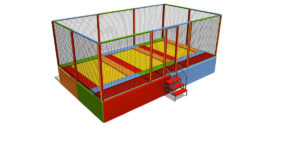 Tappeto Elastico Rettangolare 3 posti