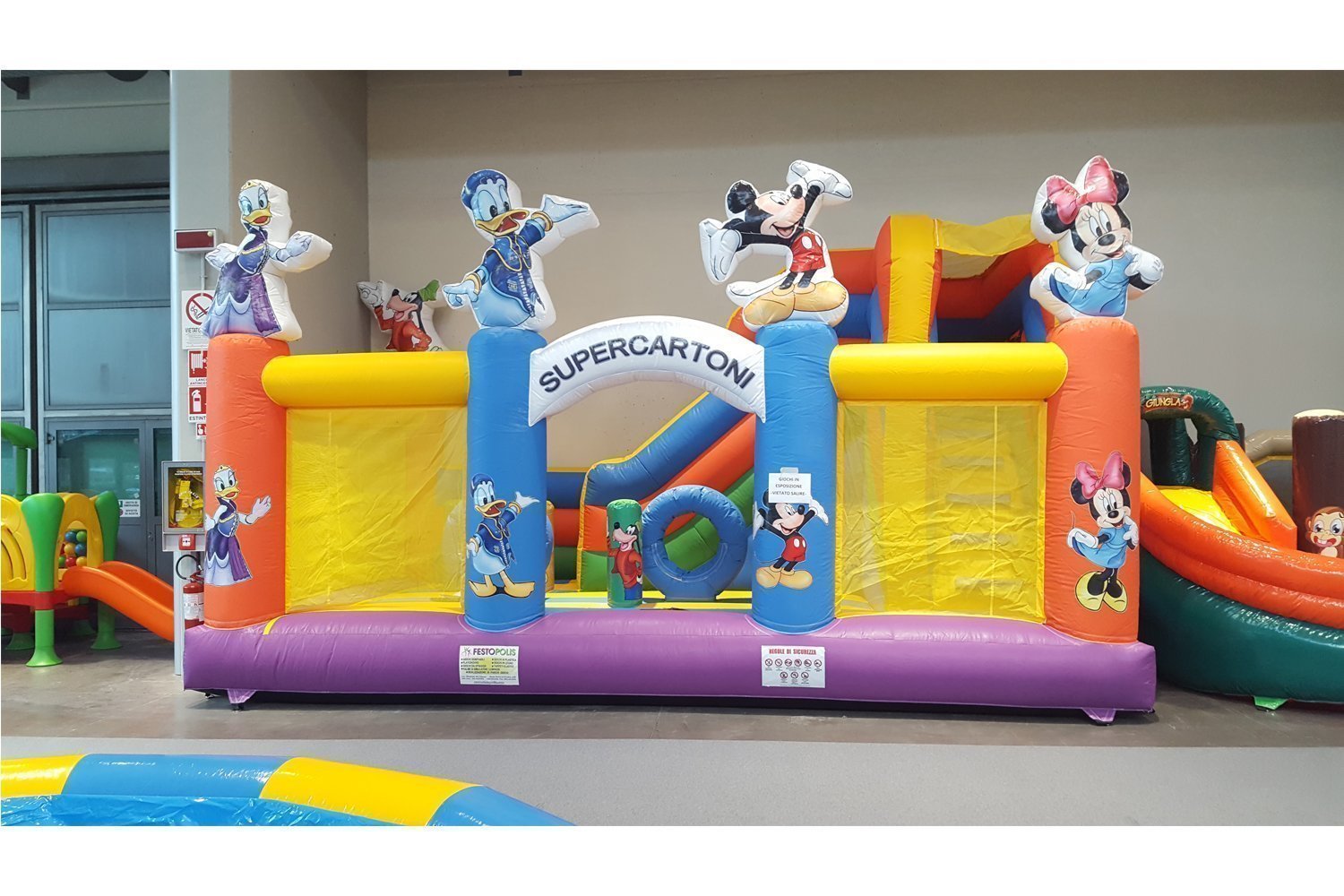 Gonfiabile Percorso Cartoon