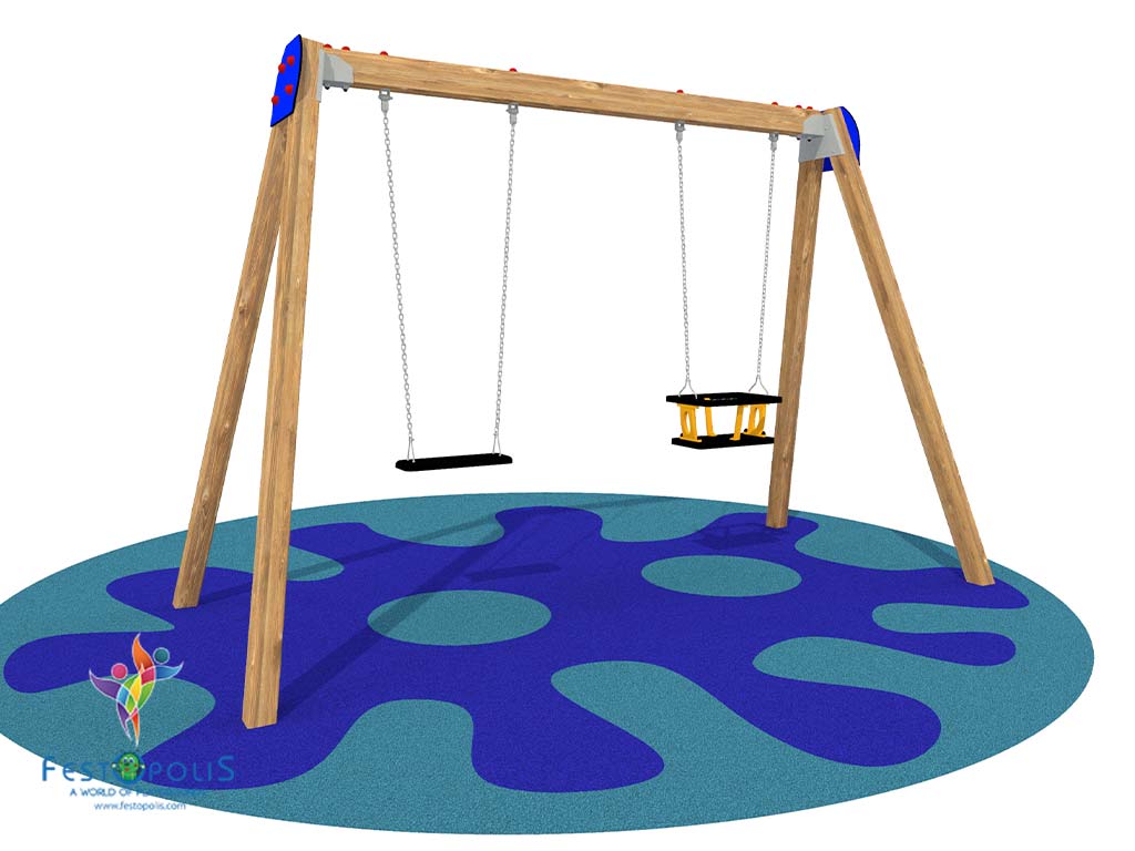 Altalena Bambini Da Esterno 2 posti