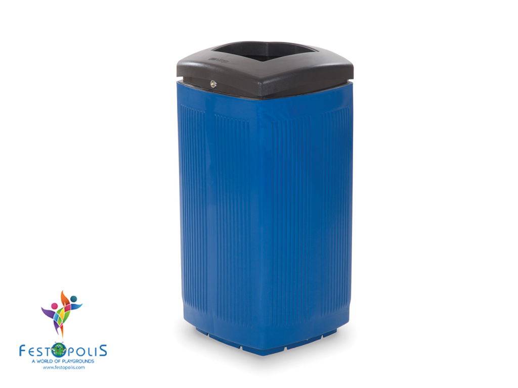 FEAU 1674 Cestone in Polietilene Blu