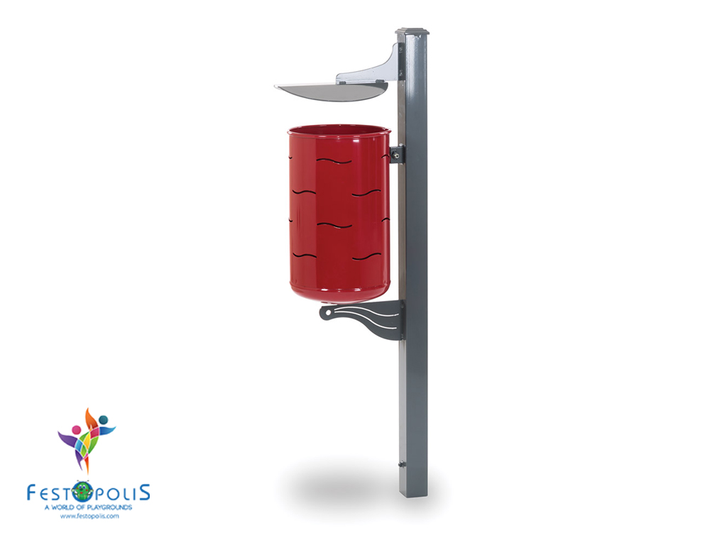 FEAU 570 R Cestino in Acciaio