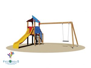 Gioco In Legno Per Esterno Torretta