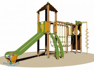 Gioco In Legno Per Esterno Villaggio