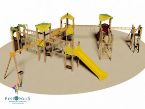 Gioco In Legno Per Esterno Villaggio